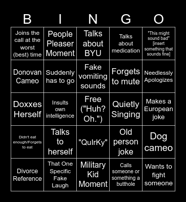 Pokemon Go Bingo Card