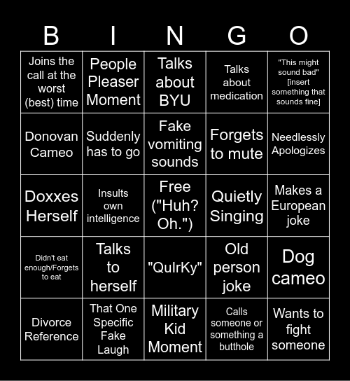 Pokemon Go Bingo Card