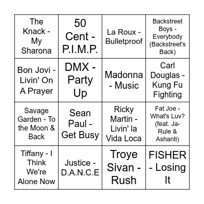 PRINCE BINGO ROUND 2 Bingo Card
