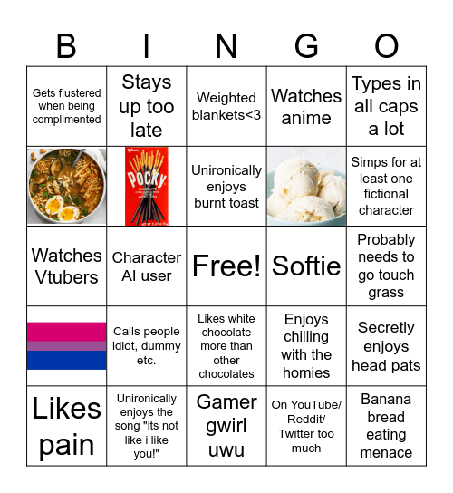 Little Tsun tsun~ Bingo Card