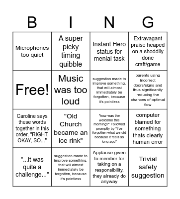 Debrief Bingo 2023 Bingo Card