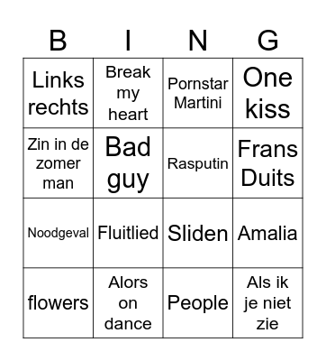 Introbingo 2023 Bingo Card