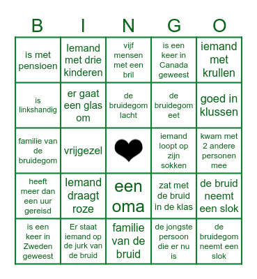 Tieme  Tanja Bingo Card