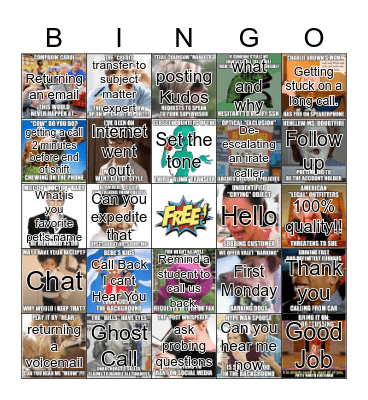 SSC BINGO Card