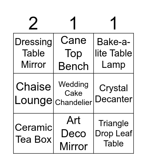 FLORI  Bingo Card