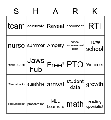 JAWS Bingo Card