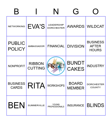 CHAMBER BINGO Card