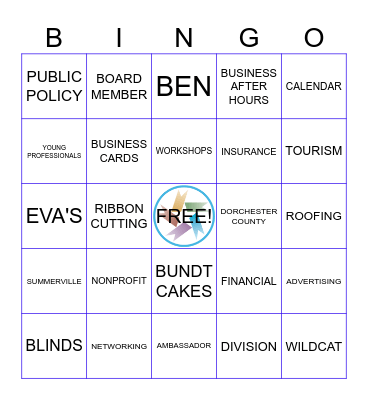 CHAMBER BINGO Card