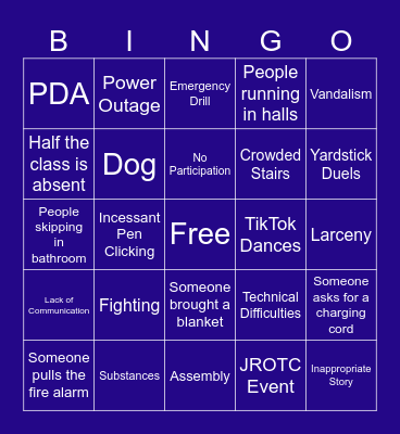 EC Bingo Card