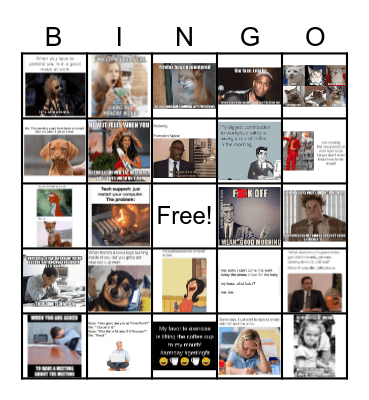 Dream Team Bingo Card