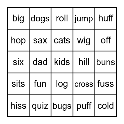 Stage Four: A Mud Picnic Bingo Card