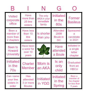 How Well Do You Know ΥΩΩ Bingo Card