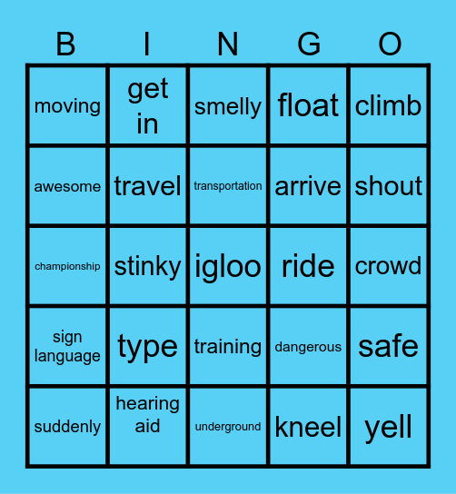 GAME DAY FRIDAY! Bingo Card