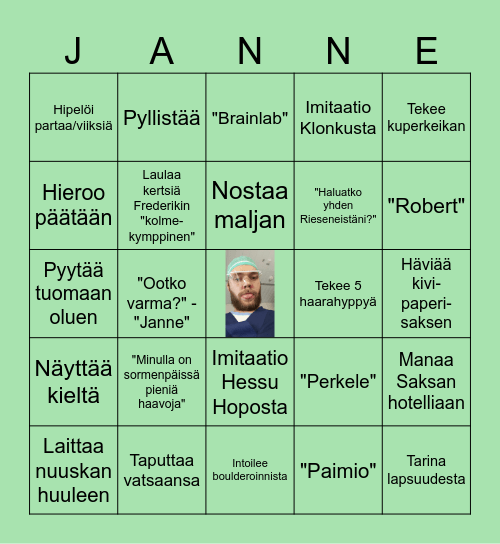 Janne-BINGO Card