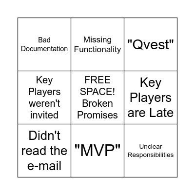 Journey Bingo! Bingo Card