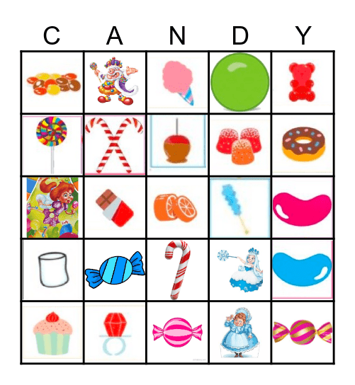 CANDYLAND BINGO! Bingo Card