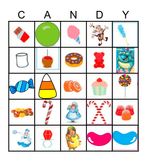 CANDYLAND BINGO! Bingo Card