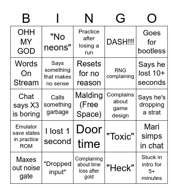 McBingo Card