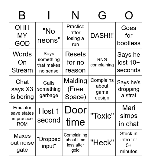 McBingo Card