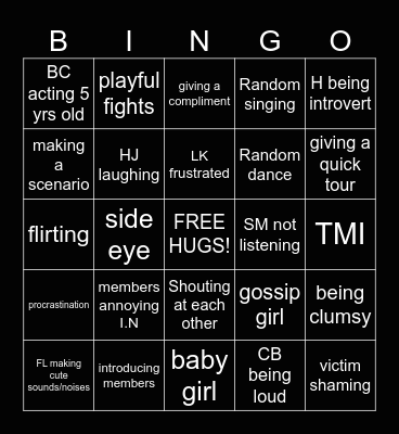 10250915 Bingo Card