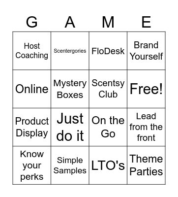 VCR - Victorian Cousin Reunion Bingo Card