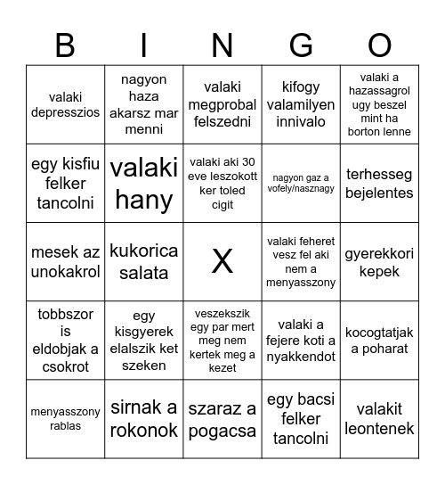 DroidBingo!! Bingo Card