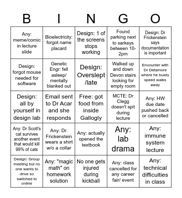 BME 23-24 bingo Card