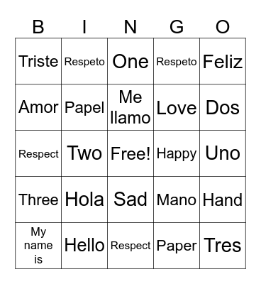 Day 3 Bingo - Bingo Card