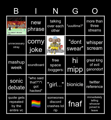 bau vc bingo Card