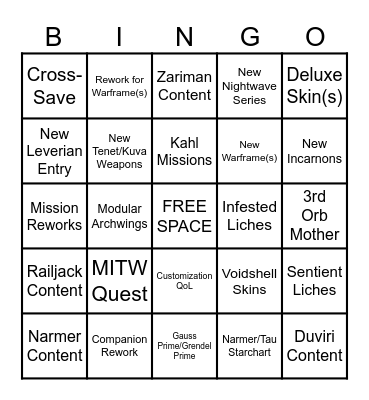 TENNOCON 2023 BINGO CARD Bingo Card