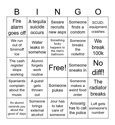 BACK 2 SCHOOL-BINGO Card