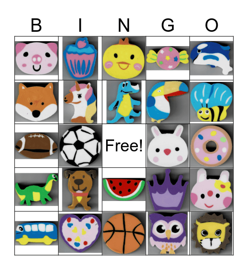 BINGO BONGO Bingo Card