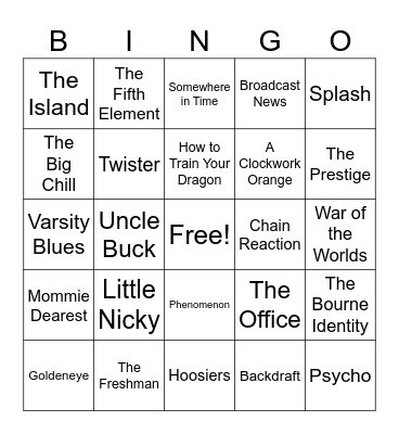 Movies_08262023_LEGION Bingo Card