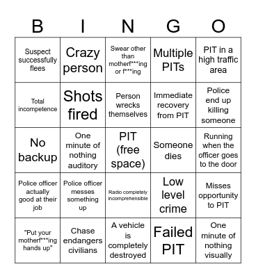 ASP Bingo Card