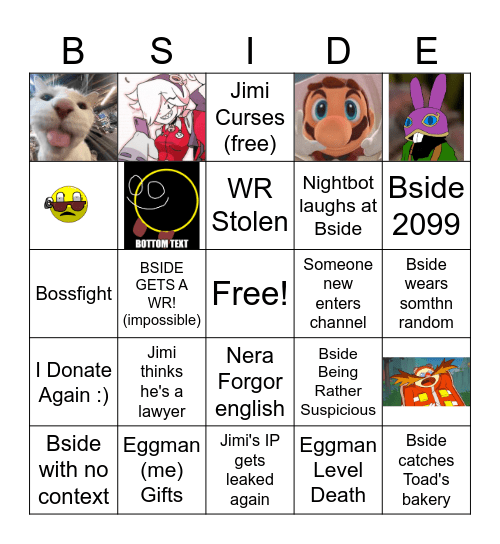 BSideBingo Card