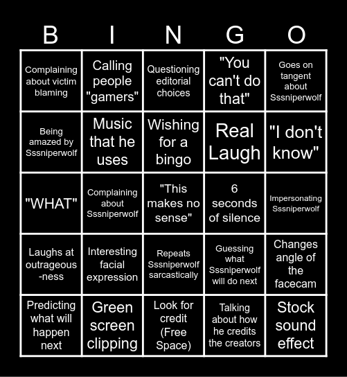 JJJJJJacksfilms Bingo Card