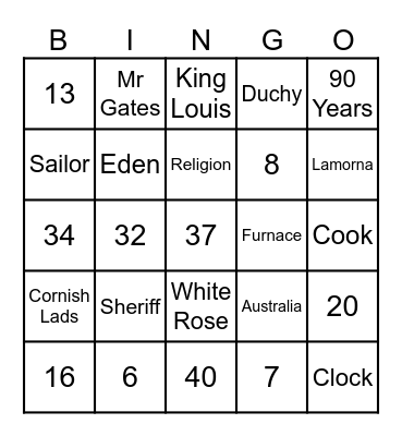 Bencoolen Wreckers - Bingo 2023 Bingo Card