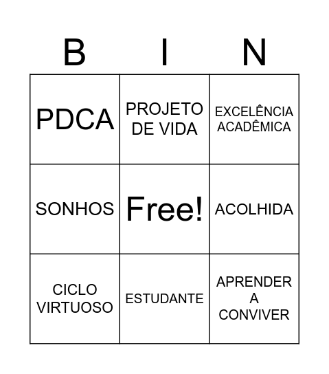 MODELO ETI Bingo Card