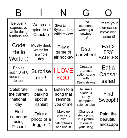 Brooke Newson, the DESTROYER of Evil Bingo Card