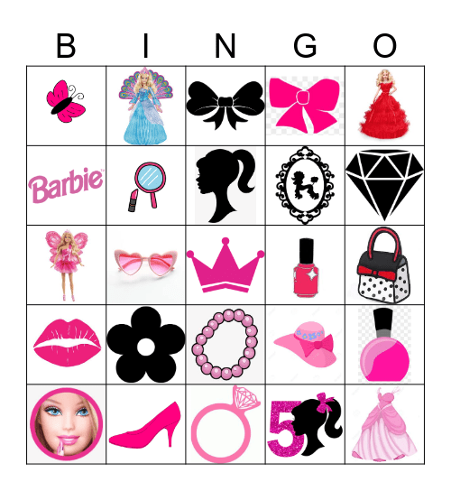 BARBIE Bingo Card