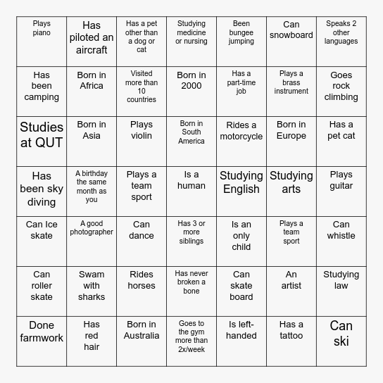 Red Frogs Bingo Card