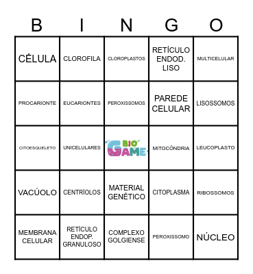 Bingo Citologia Bingo Card