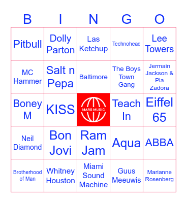 Guilty Pleasures Bingo Card
