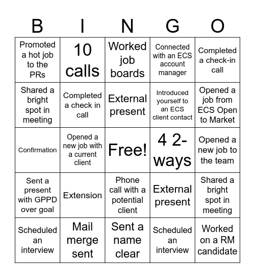 CR Daily Bingo Card Bingo Card