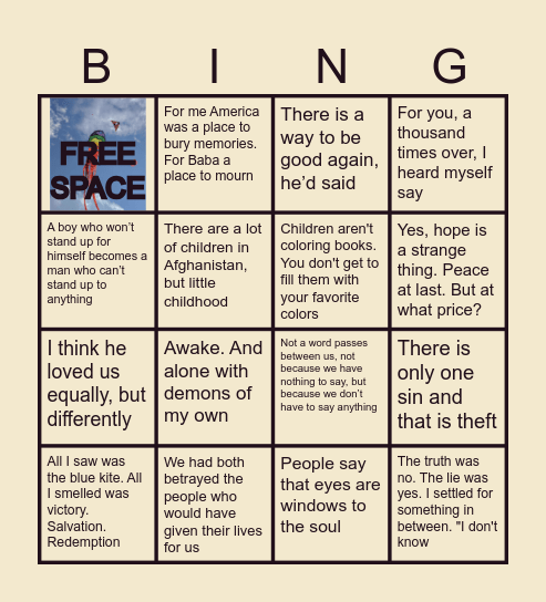 WHAT COULD HAVE HAPPENED? Bingo Card