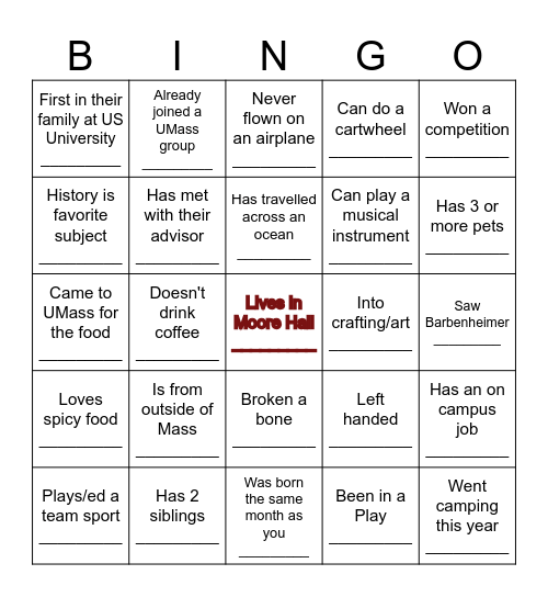 RAP BINIGO Bingo Card