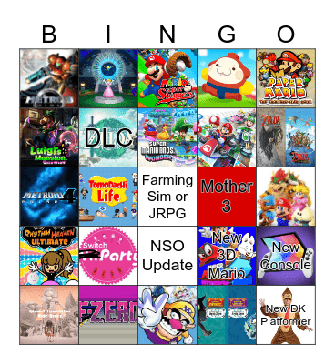 September Direct Bingo Card