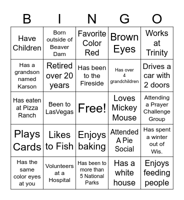 Cozy Corner End of Summer Picnic Bingo Card