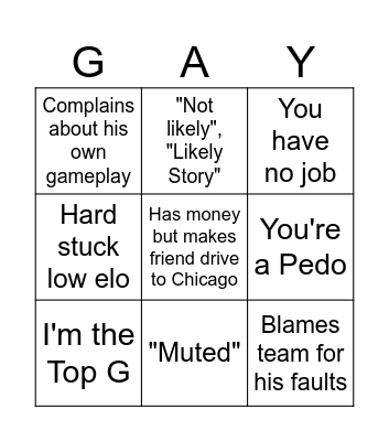 Spencer Bingo Card