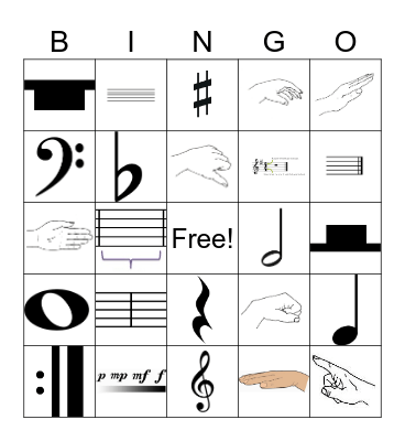 Choir Bingo Card